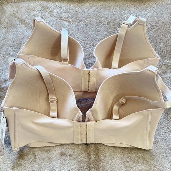 Rene Rofe Cream T-Shirt underwire Bra - Picture 2 of 3